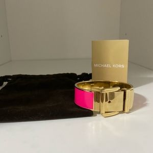 3/$50 - Michael Kors Neon Pink Buckle Bracelet
